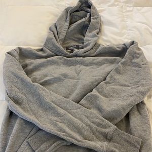 Plain grey hoodie